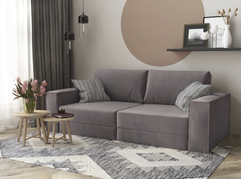 Прямой диван из экокожи Sontelle Гренон 16 со скидкой — купить диван вСанкт-Петербурге: низкие цены, доставка товаров, отзывы