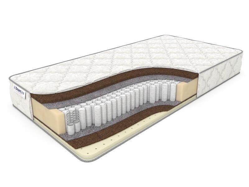 Матрас с пружинами карманного типа средней жесткости