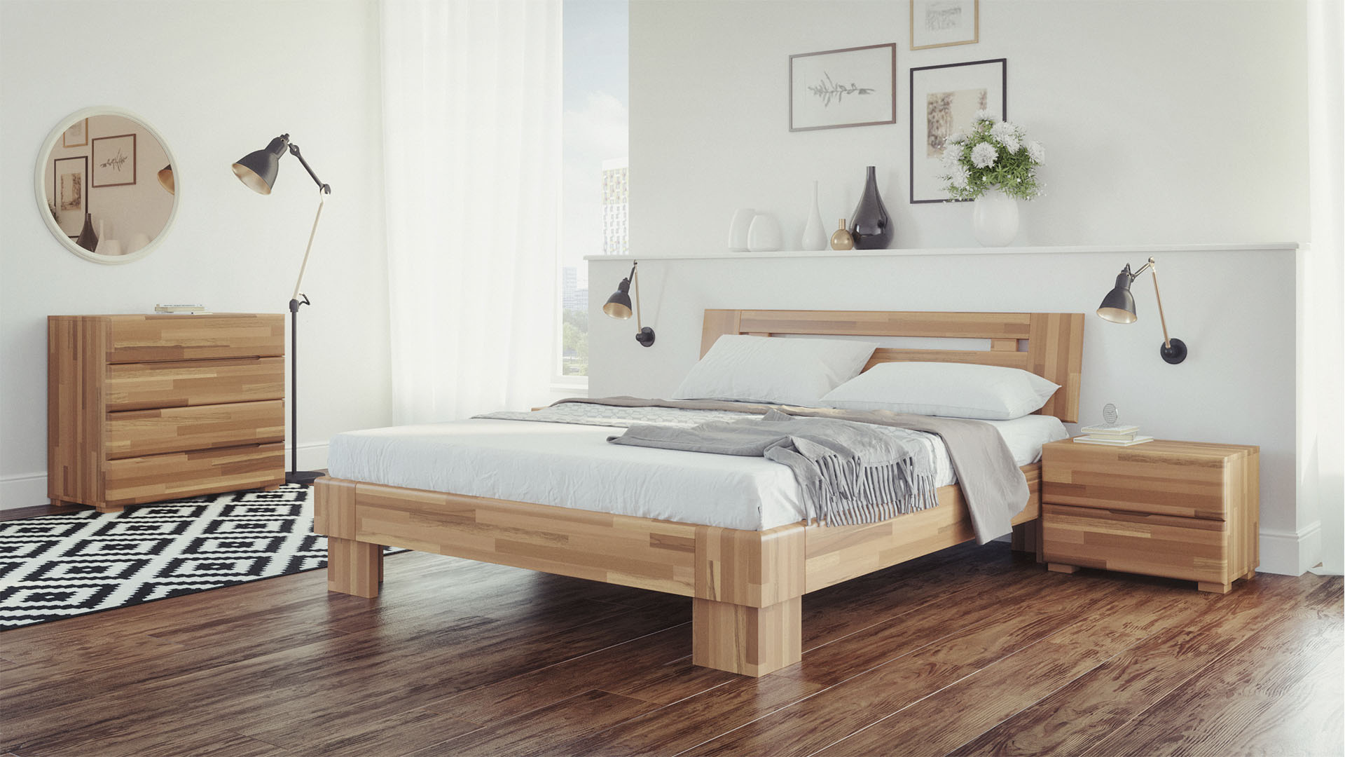 спальная мебель из дерева
