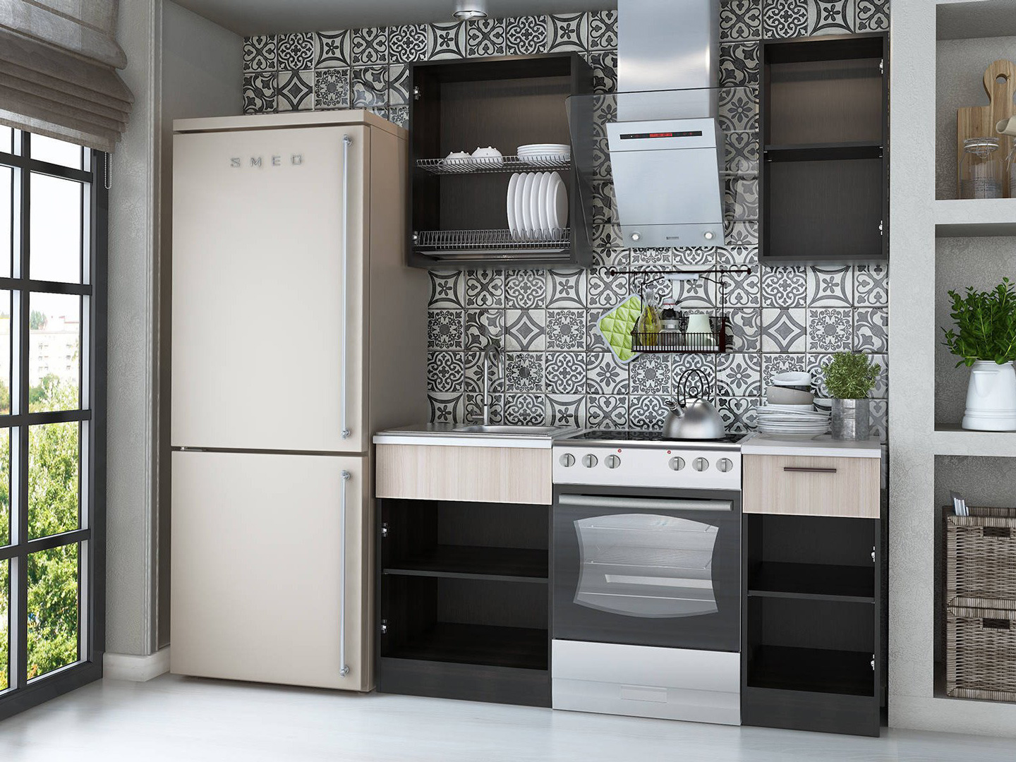 Кухня в собранном виде. Шкаф навесной дуэт СТЛ.316.03. Кухня Лима СТОЛЛАЙН. Кух гарнитур для маленькой кухни. Кухонный гарнитур 60